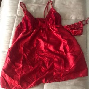 Fashion nova red lingerie size medium